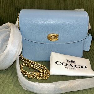 Coach Cassie Crossbody 19 Bluebell NWT